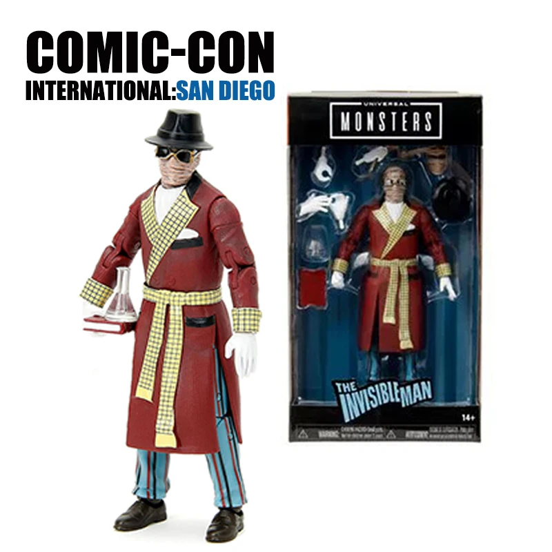 

Игрушки Jada, универсальные монстры, 6 дюймов, фигурка невидимого человека, модель куклы, гаражный комплект