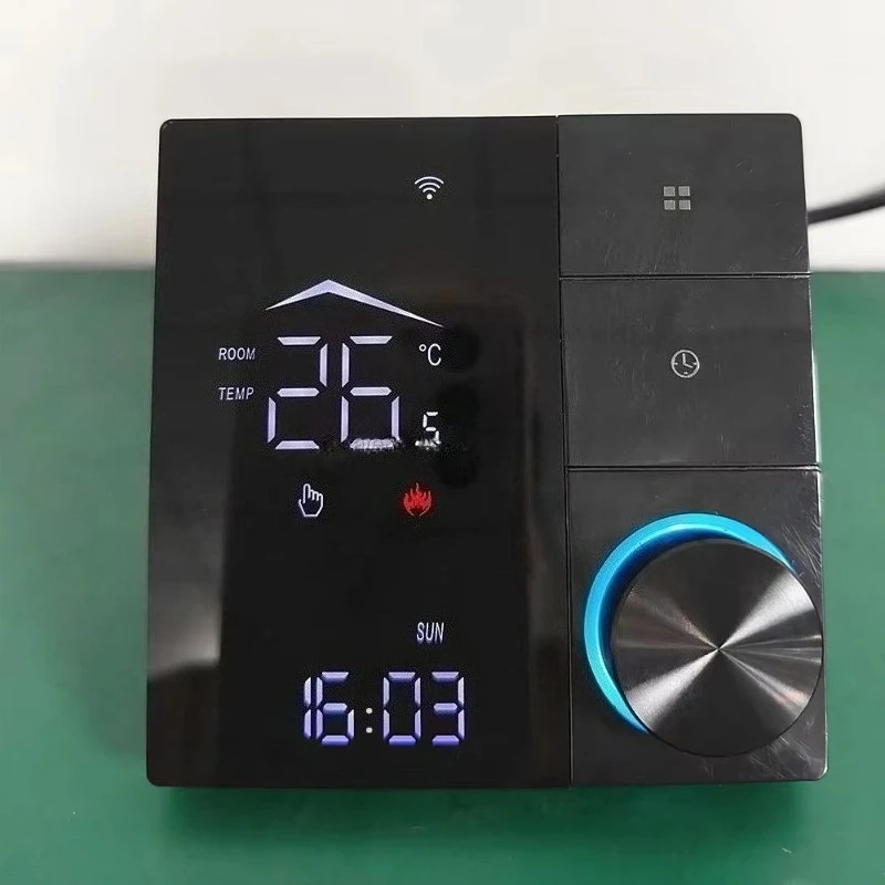 Electric Floor Heating Temperature Controller with Graphene 110-240V Flexible & Easy Installation Floor Heating Thermostat