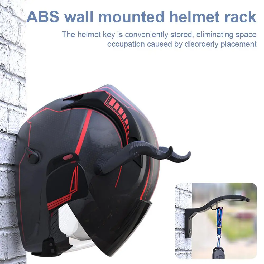 Motorcycle Head Gear Hook Helmet Holder Helmet Hook Wall Mount Football Bicycle Hat Hanger Stand For Motorcycle Caps Wall R D2J6