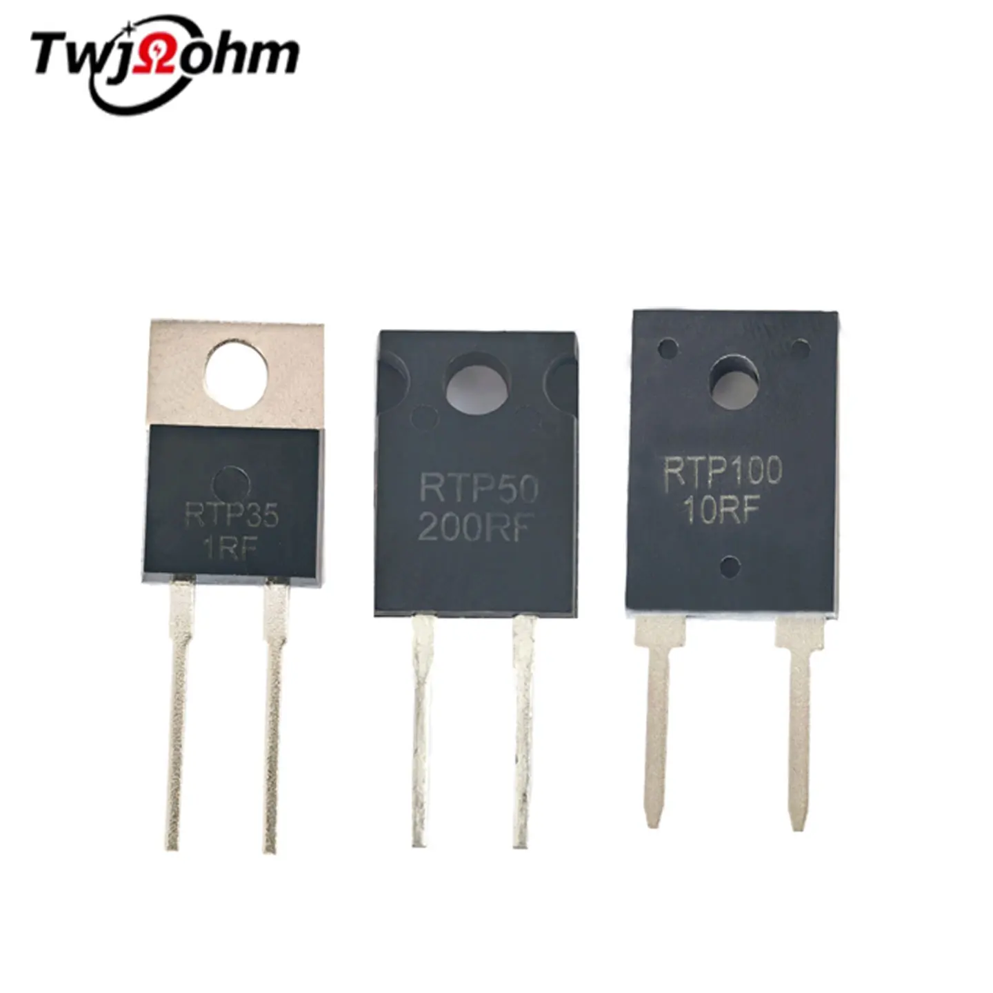 Résistance non inductive à film épais, RTP100W, TO247, 2 pièces