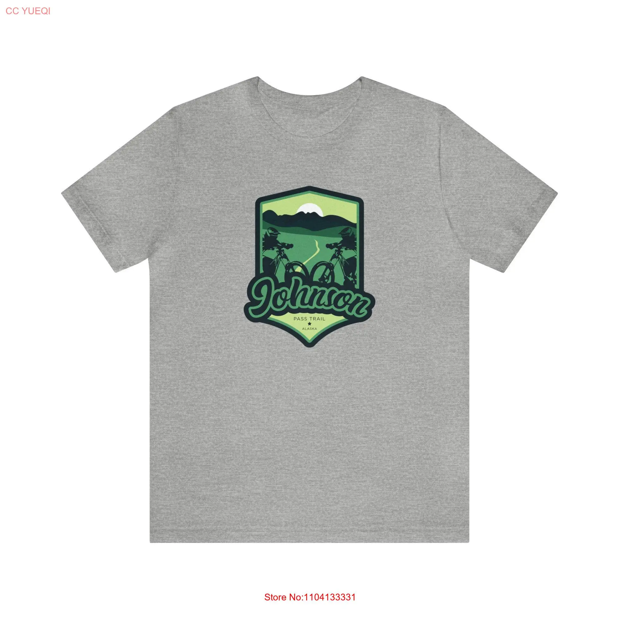 Johnson Pass Trail Alaska T Shirt long or short sleeves