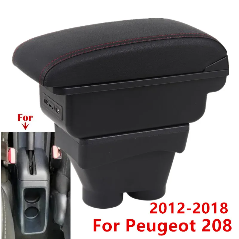Für Peugeot 208 Armlehne Box Für Peugeot 208 2012-2018 Auto Armlehne Lagerung Box Gewidmet Nachrüstung teile Innen auto Zubehör