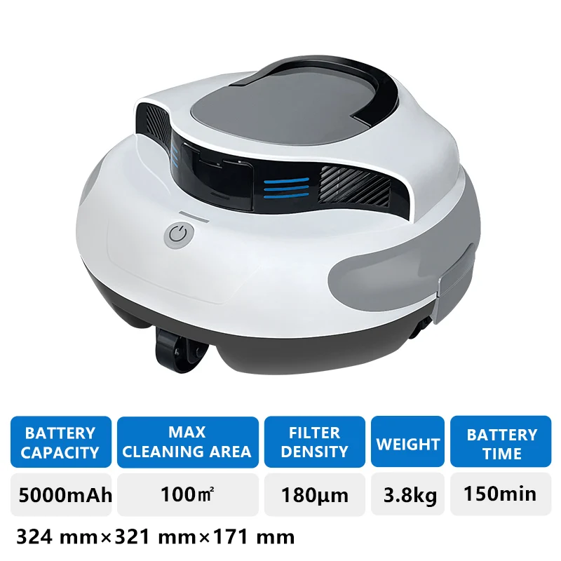 Automatic and Intelligent Wireless Cleaning Robot for Household Small Swimming Pools view 4