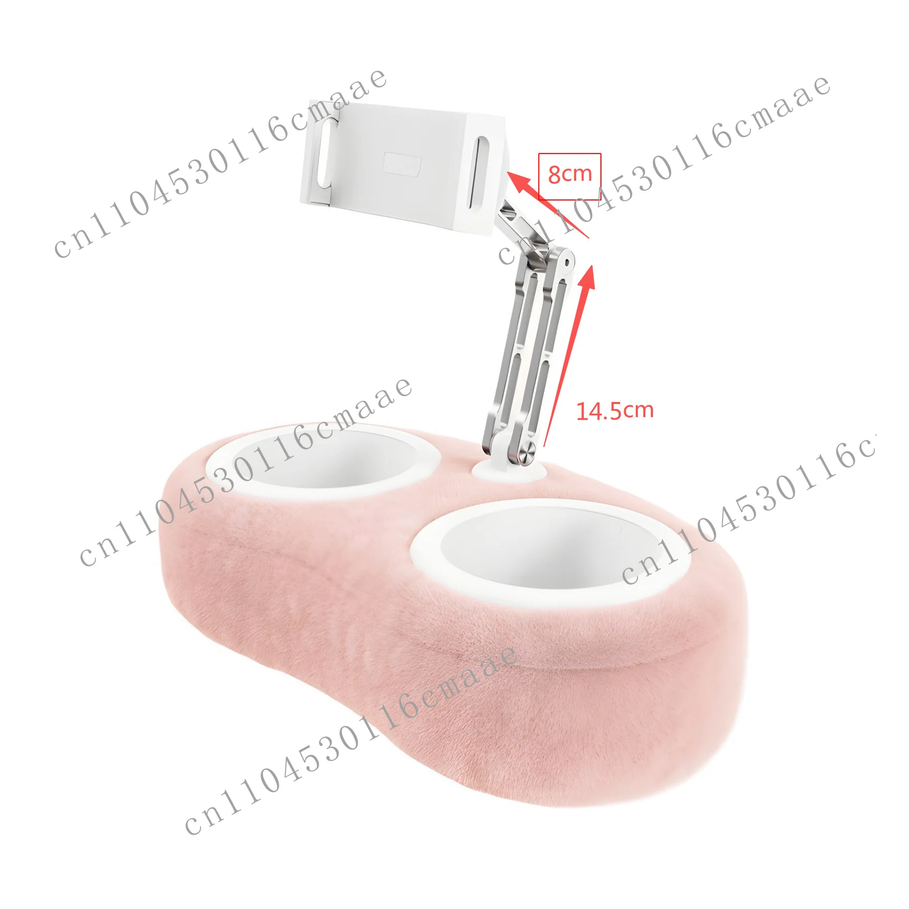 Lazy pillow bed mobile phone holder 360 ° adjustable universal mobile phone holder, suitable for bedroom sofa, non-slip