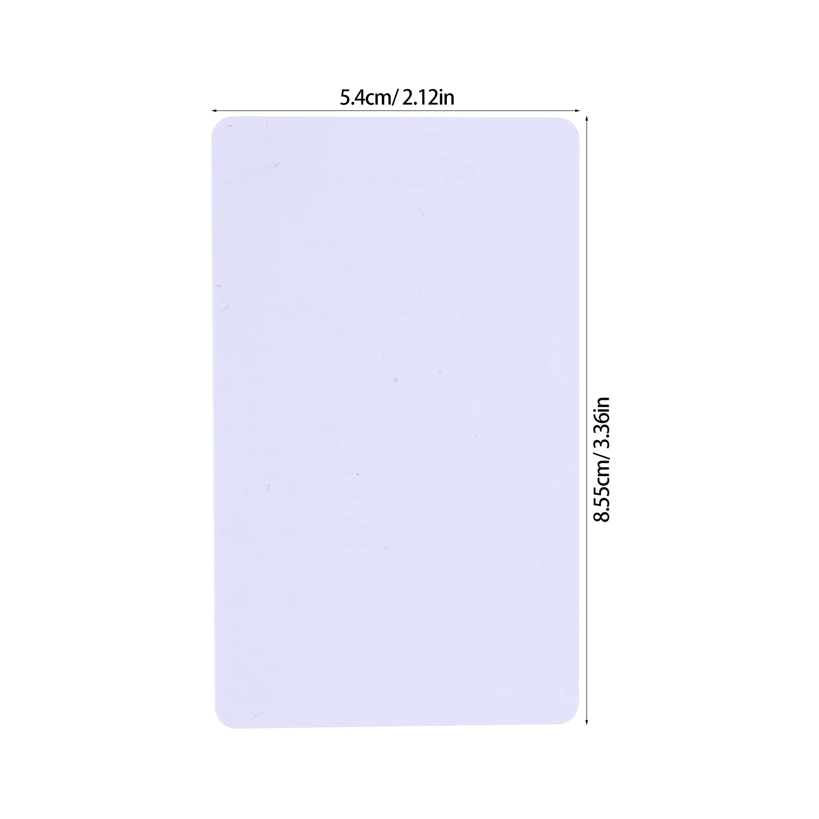 250 Pcs Kartu PVC Kosong untuk Dicetak, Kartu Identitas, Kartu Keanggotaan, Kartu Pelajar, Pelindung Kartu, Kartu Identitas Berlubang