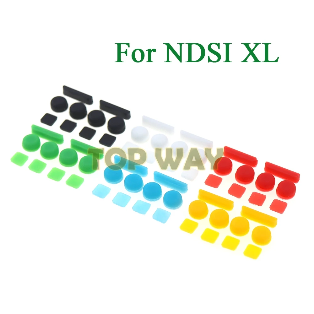 30 juegos de cubiertas de pies de tornillo de repuesto para consola de juegos NDSi XL LL, cubierta de pies de tornillo, tapón de almohadilla de goma para NDSIXL