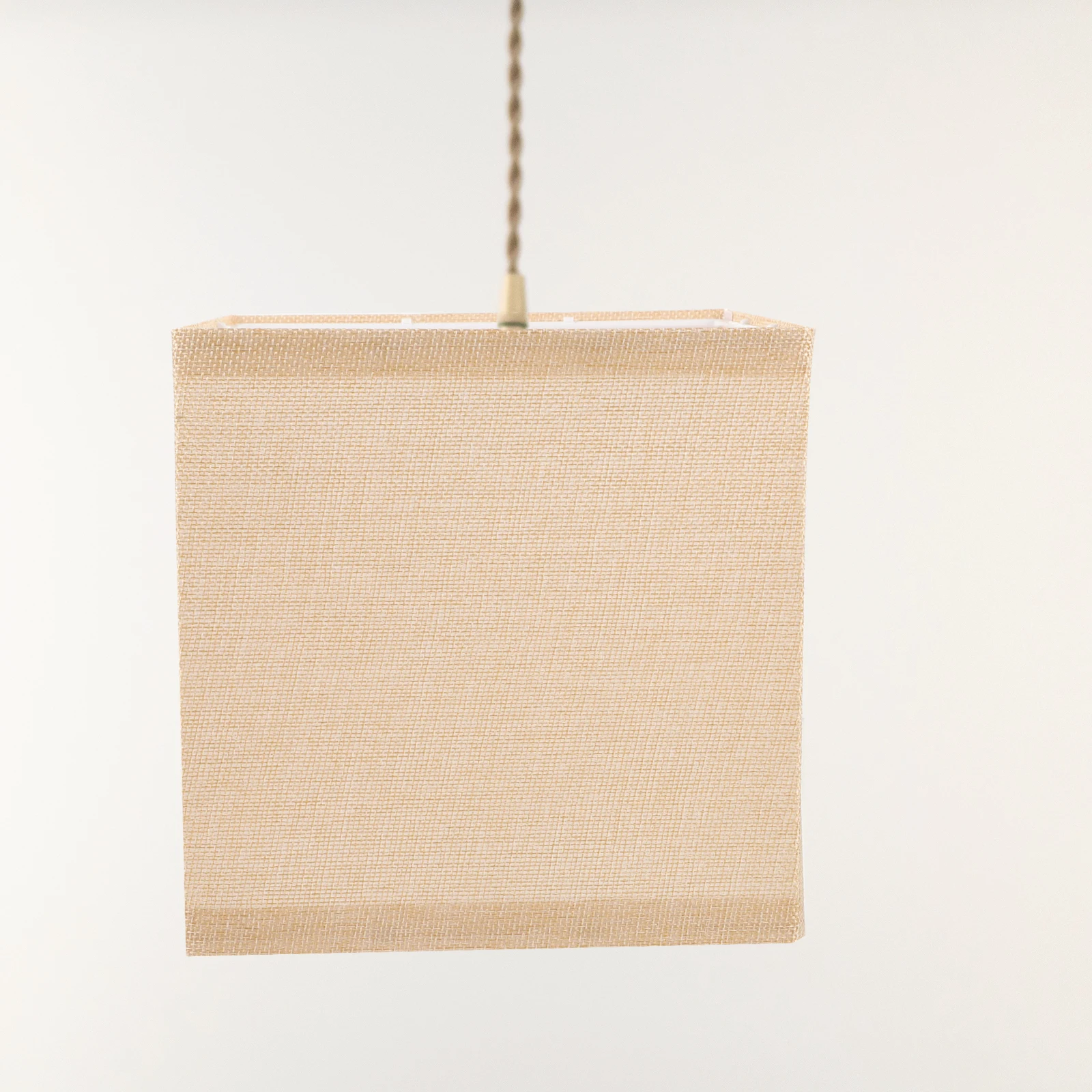 

Modern Fabric Shades Sturdy Cloth Table Lamp Shade Cover Shade for Bedroom Living Room Square Metal Replacement