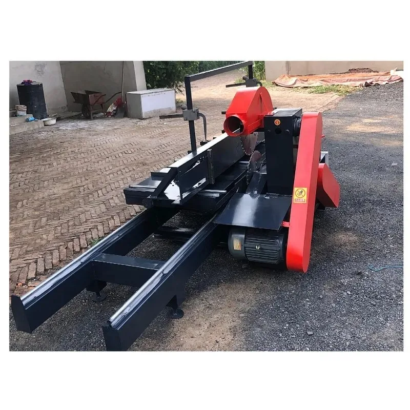 wood push table saw Automatic woodworking cutting machine Log square wood open board saw Sports car round wood multi-piece saw