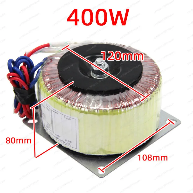 Toroidal Power Transformer Ring Core Audio Amplifier Transformer AC Step Down Isolation Transformer With Mounting Bracket
