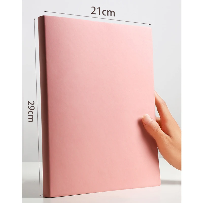 A4 Super Thick Cornell Note Large thicken Planner Diary 416 pages Soft cover lined notebook Notepad for school Agenda 2022 Book