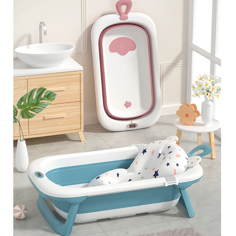 Baby bath tub tub baby foldable toddler sitting lying large bath tub children home newborn children supplies