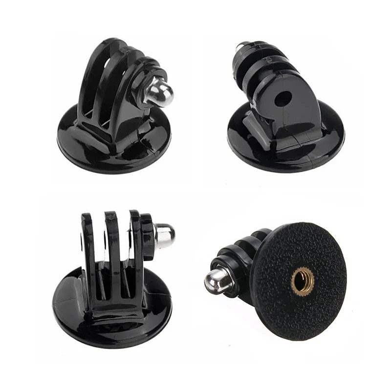 Adaptador de montagem de tripé go pro adaptador de montagem de tripé para gopro hero sjcam yi dji osmo acessórios de câmera de ação