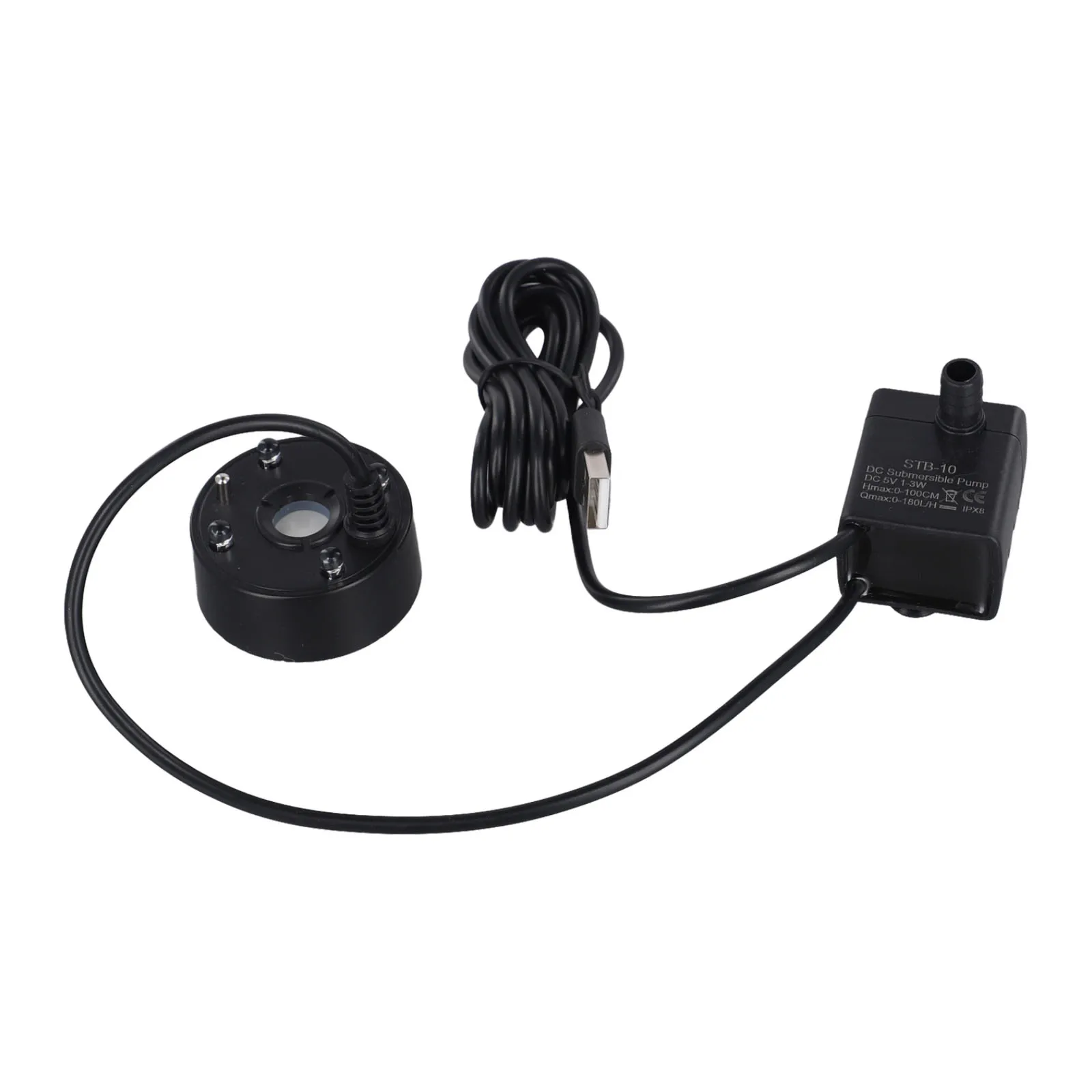 

4*3.4*6 LED Colored Lights All-in-one Water Pump Atomizer Mist Generator Atmospheric Smoke Effect Built-in Water Pump