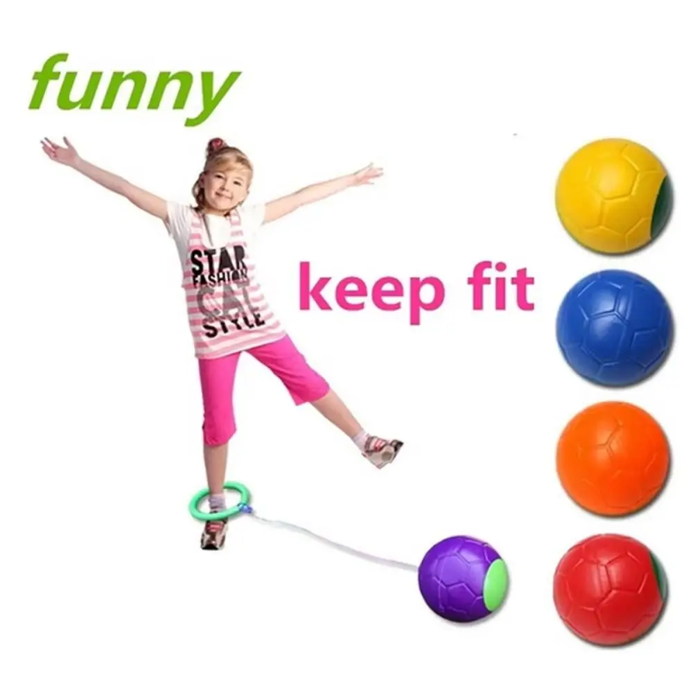 

Foot Hoop Ball Foot Jumping Ball on String Exercise Sports Reaction Training Ball Height Growth Skip Ropes Sports