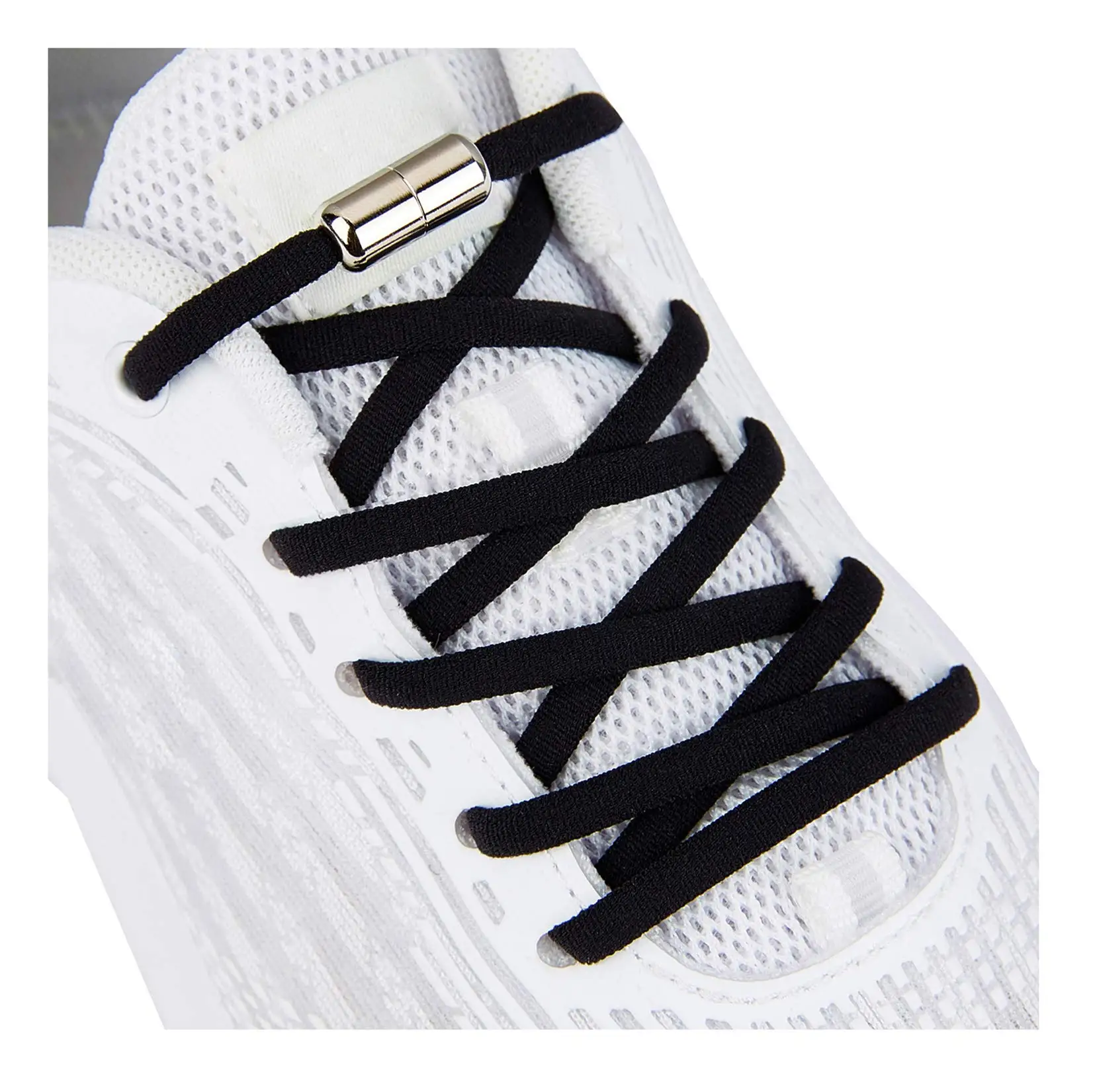 Elastic No Tie Shoelaces Semicircle Shoe Laces For Kids and 
