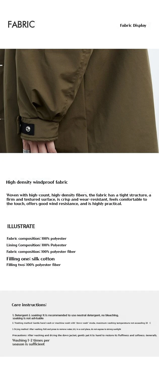 2025 outono inverno nova jaqueta masculina coreana casaco parker com capuz longo blusão falso conjunto de duas peças jaqueta masculina à prova de vento