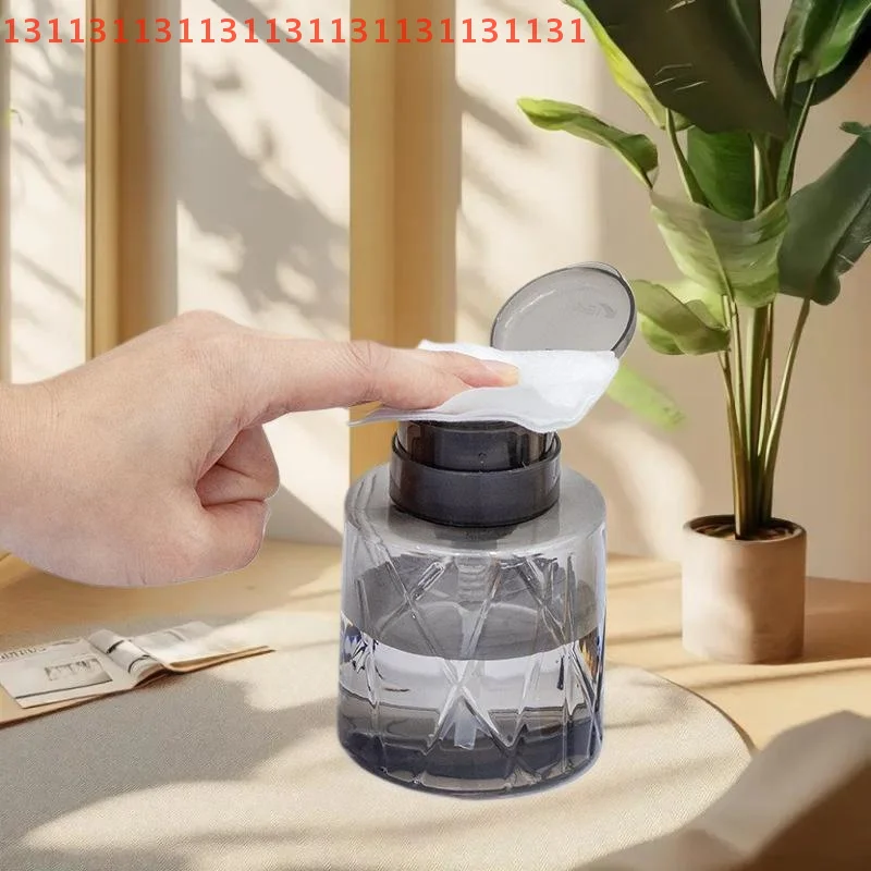 موزع مضخة فارغة قابلة لإعادة الملء وقابلة للقفل، منظف مانيكير الأظافر، حاوية مزيل المكياج، زجاجة ضغط للاستخدام الشخصي #2