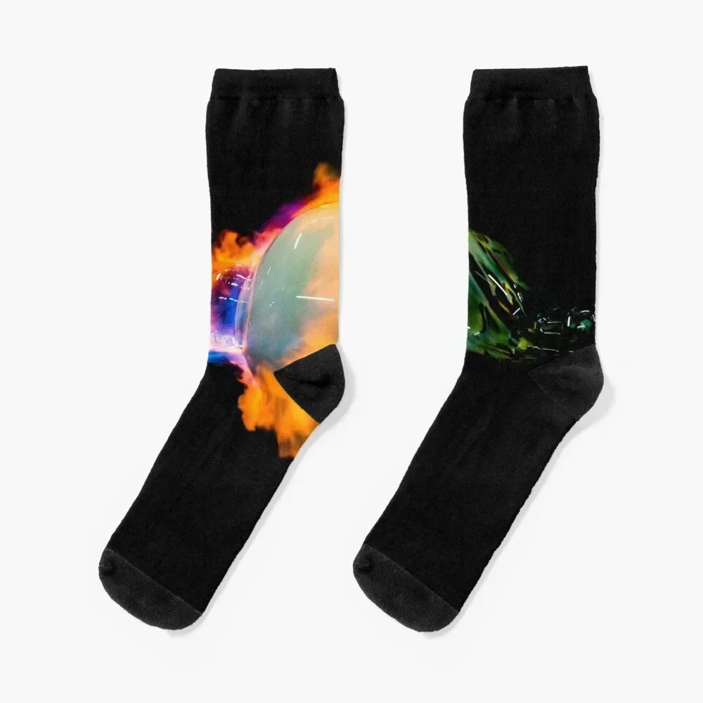 Glas blowing Socks kawaii heated Soccer cool Socks Woman Men's