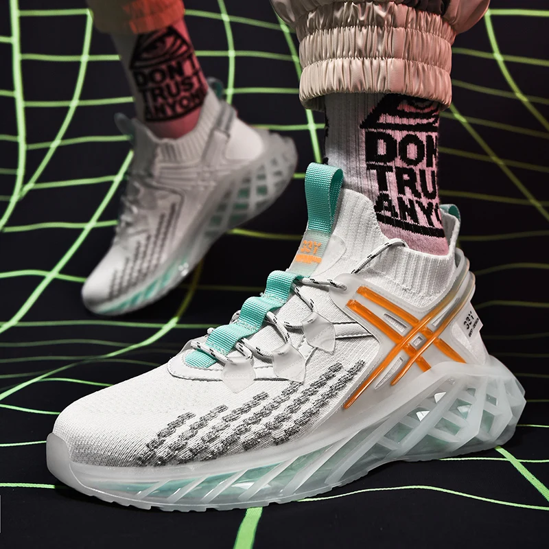 Men Sneakers Lightweight Running Shoes Male Non-Slip Soft Cushioning Athletic Training Sport Footwear Tenis Masculino Zapatillas