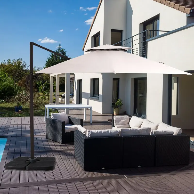 Customized Summer Sunscreen Umbrella For Courtyard Or Outdoor