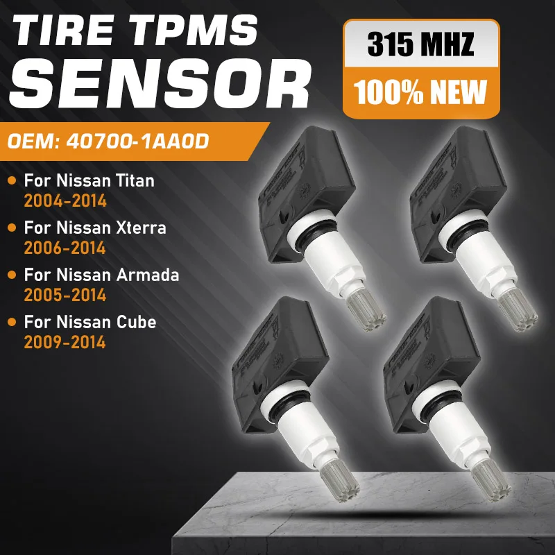 

Car For Nissan Titan 2004-2014 Nissan Xterra 2006-2014 TPMS Nissan Armada 2005-2014 Nissan Cube 2009-2014 Tire Pressure Sensor