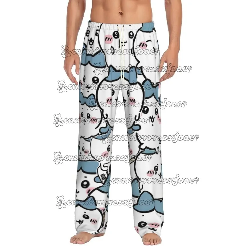 2025 Summer Custom Print Chiikawa Pajama Pants Men's Cute Animal Bottoms with Pockets KID/Adult Comfortable Lightweight Trousers