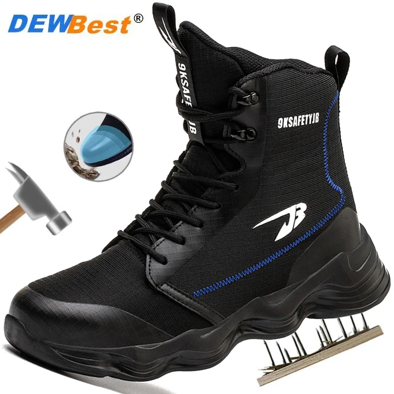 Men's sports shoes, steel toe protection shoes, work shoes, anti smashing and anti piercing safety shoes