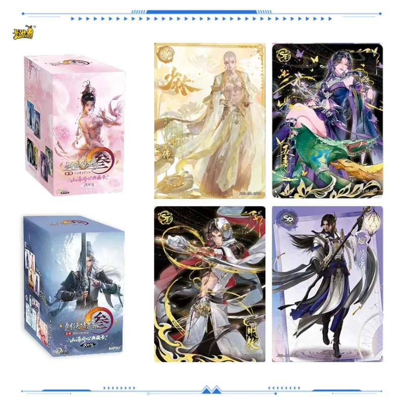 

KAYOU JX3 Online Hero's Journey Pack S2 Mystery Box - Anime Trading Card Game Toys for Boys Girls Holiday and Birthday Gifts
