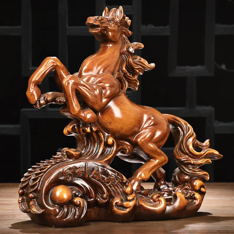 Feng Shui Brings Wealth and Success Horse Decoration Chinese Style Decoration Instant Wealth Resin Crafts Gifts