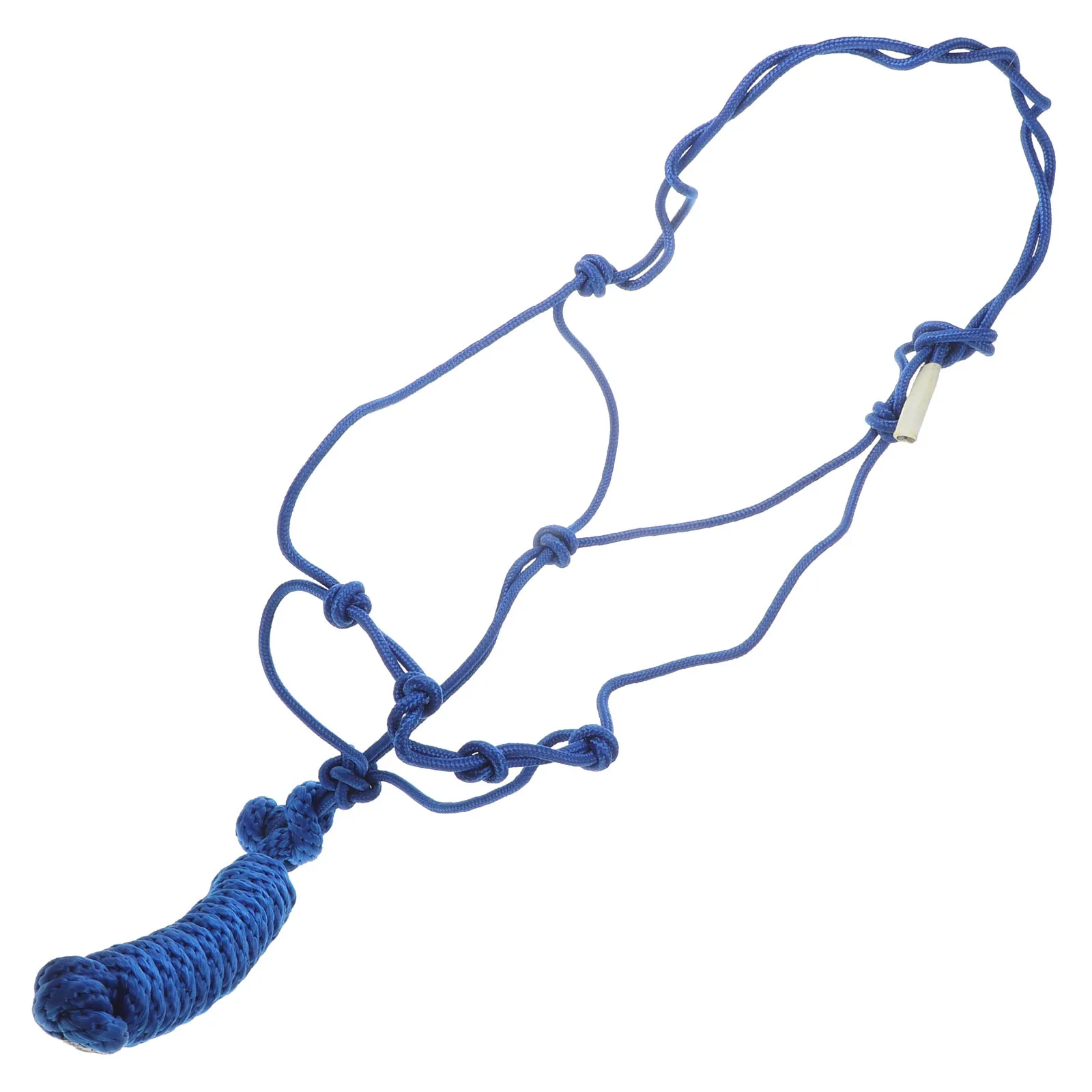 حبل مضفر ومتين وقوي ومريح وسهل الاستخدام ومحمول وخفيف الوزن لتدريب الحصان وحبل رسن لثدي