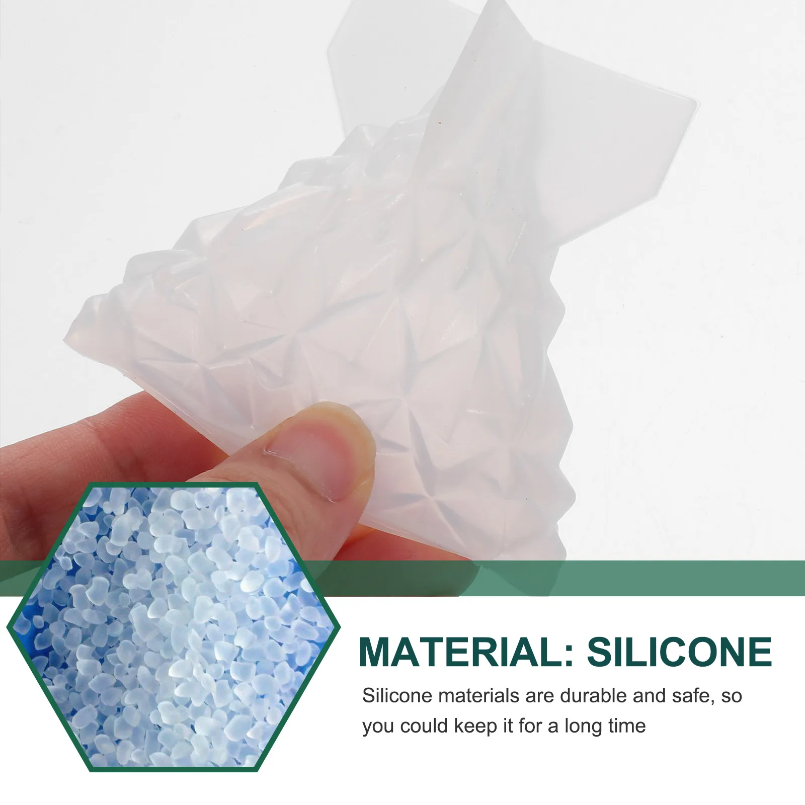 2 Pcs Silicone Mold DIY Tree Light Casting Night White Christmas Silica Gel 3D Desktop Decoration Gift