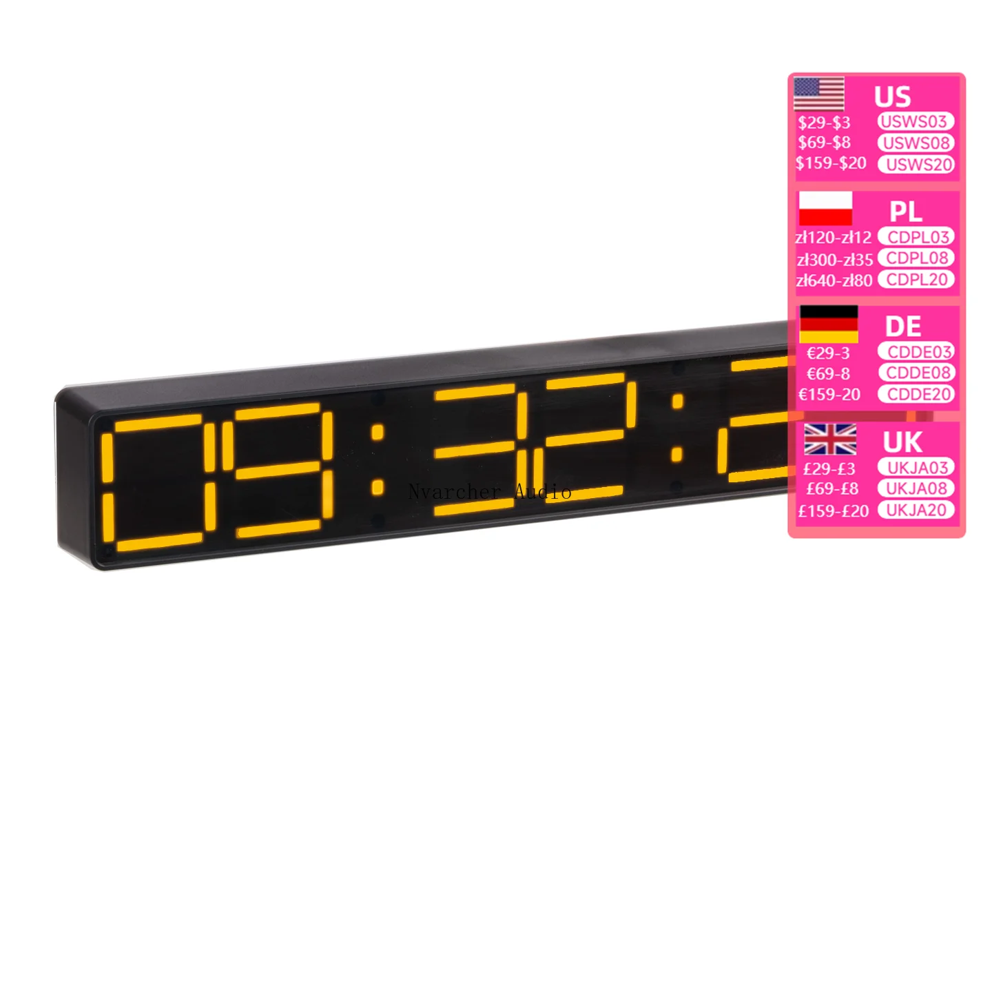 WIFI Version LED Perpetual Calendar Luminous Electronic Clock