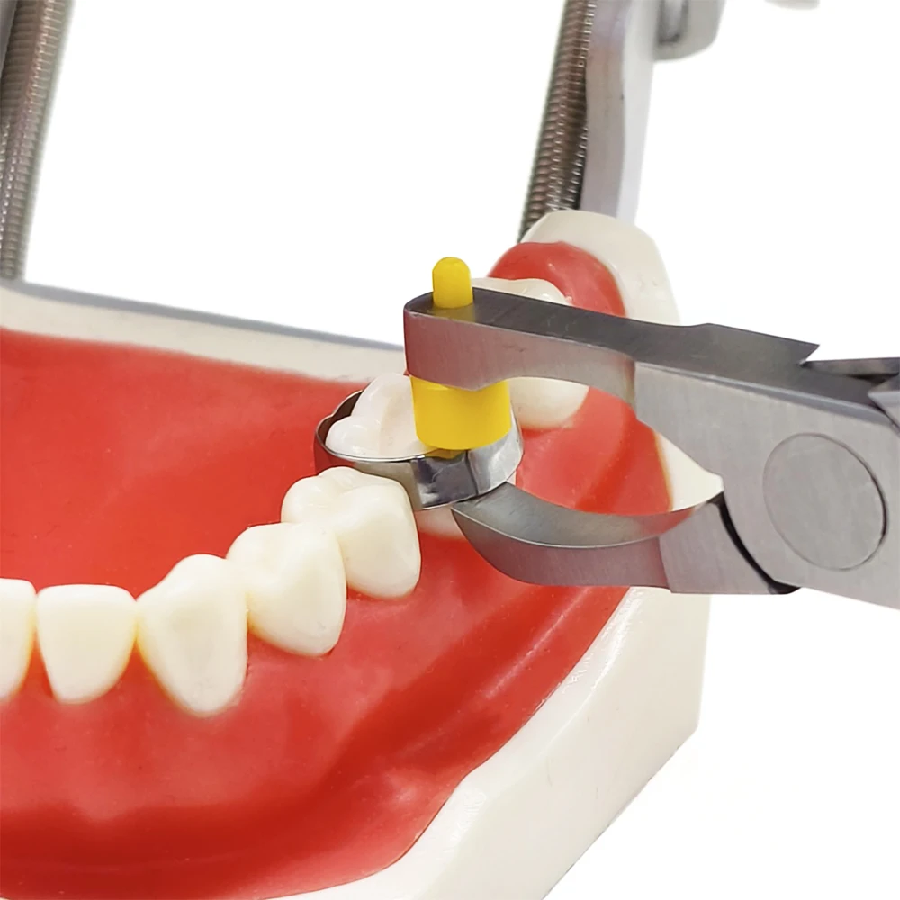Narzędzie do usuwania gumek ortodontycznych, szczypce do gumek ortodontycznych, szczypce ortodontyczne, narzędzie do usuwania gumek dla dentysty, instrument dentystyczny — zdjęcie 2