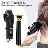 Professional hairdresser_ T9 Electric USB razor set hair salon Men's beauty tools hair trimmer, sideburn, body hair, armpit hair
