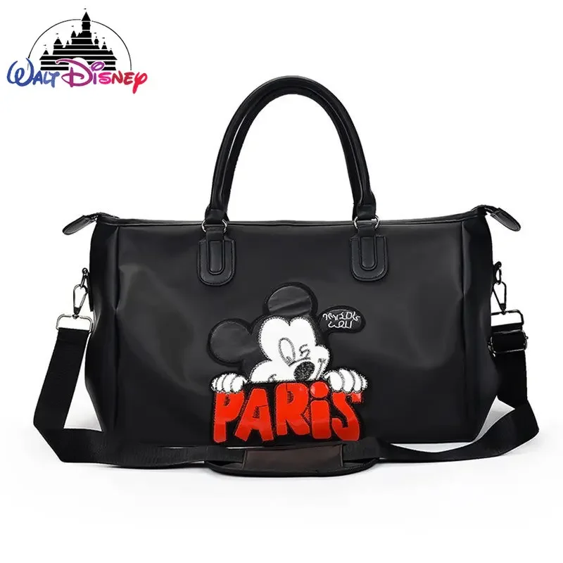 Disney Mickey Nova Bolsa de Viagem Feminina Luxo Marca Travel Bag Grande Capacidade Portátil Travel Bag Moda Outdoor Fitness Bag