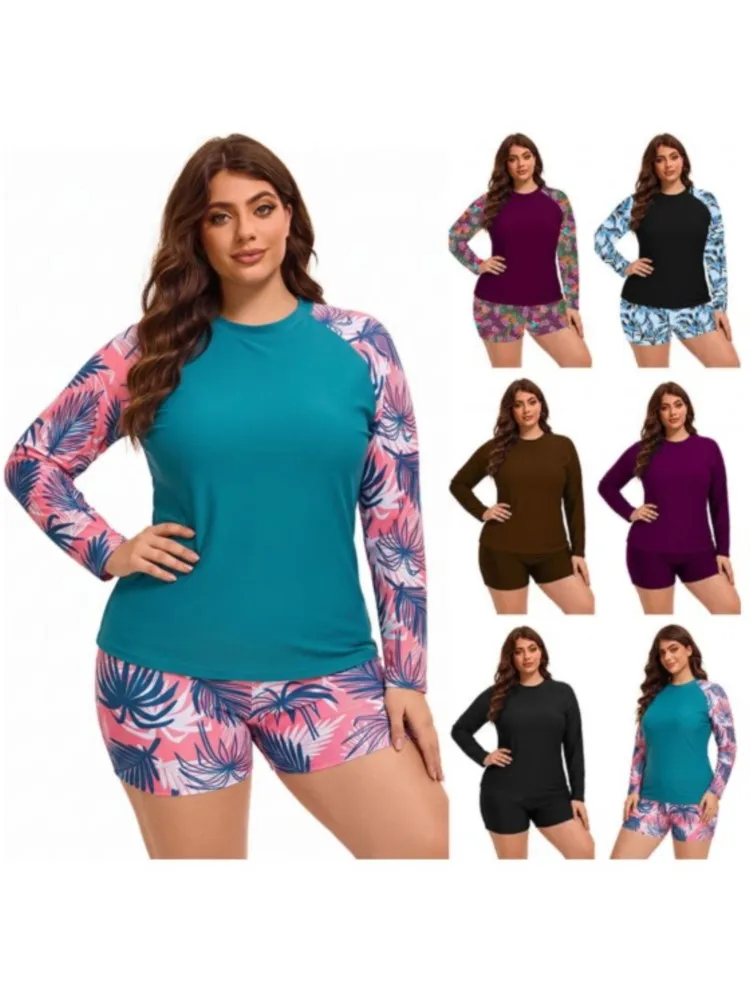 XL-5XL Plus Size High Waist Bikini Women's Push Up Big Large Size Swimsuit 2026 Summer Mujer Tummy Control Swimwear Bikini Sets