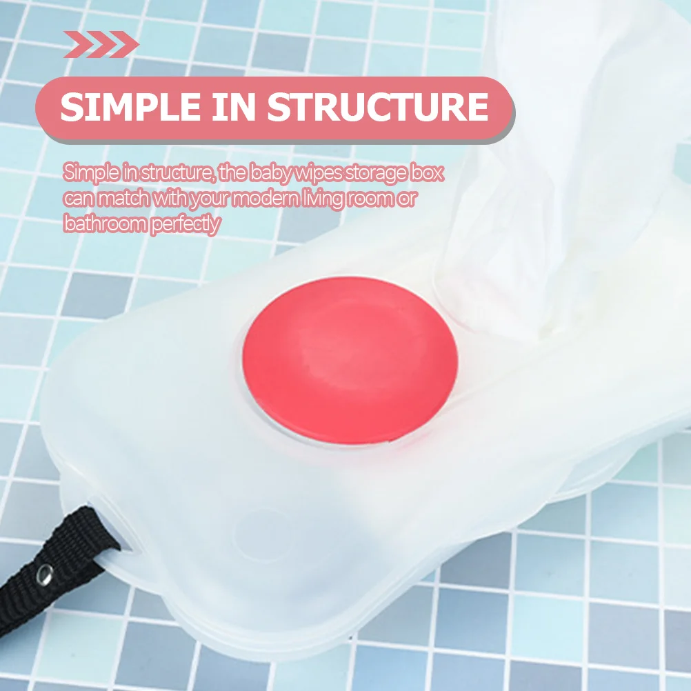 Dispensador de lenços umedecidos para bebês, portátil, caixa de armazenamento reutilizável para viagem ao ar livre, carrinho de pendurar, conveniente, suporte de tecido molhado