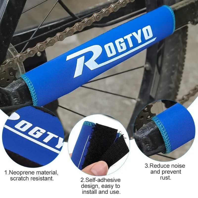 1Pc Bicycle Frame Chain Protection Cover Mountain Bike Chain Protection Sticker Bicycle Chain Sticker Frame Protection Cover