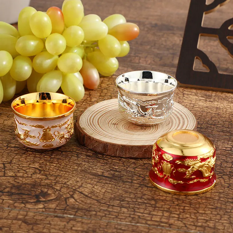 6Pcs/set Vintage Light Luxury Tea Set Creative Household Tea Pot Tea Cup Tray For Livingroom Office Decorations