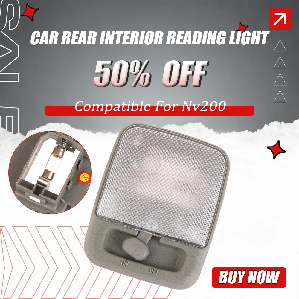 

Совместим с Nv200, Стайлинг автомобиля, задний интерьер, светильник для чтения, внутренний потолочный светильник на крыше, купольные светильники, автоматические модифицированные аксессуары