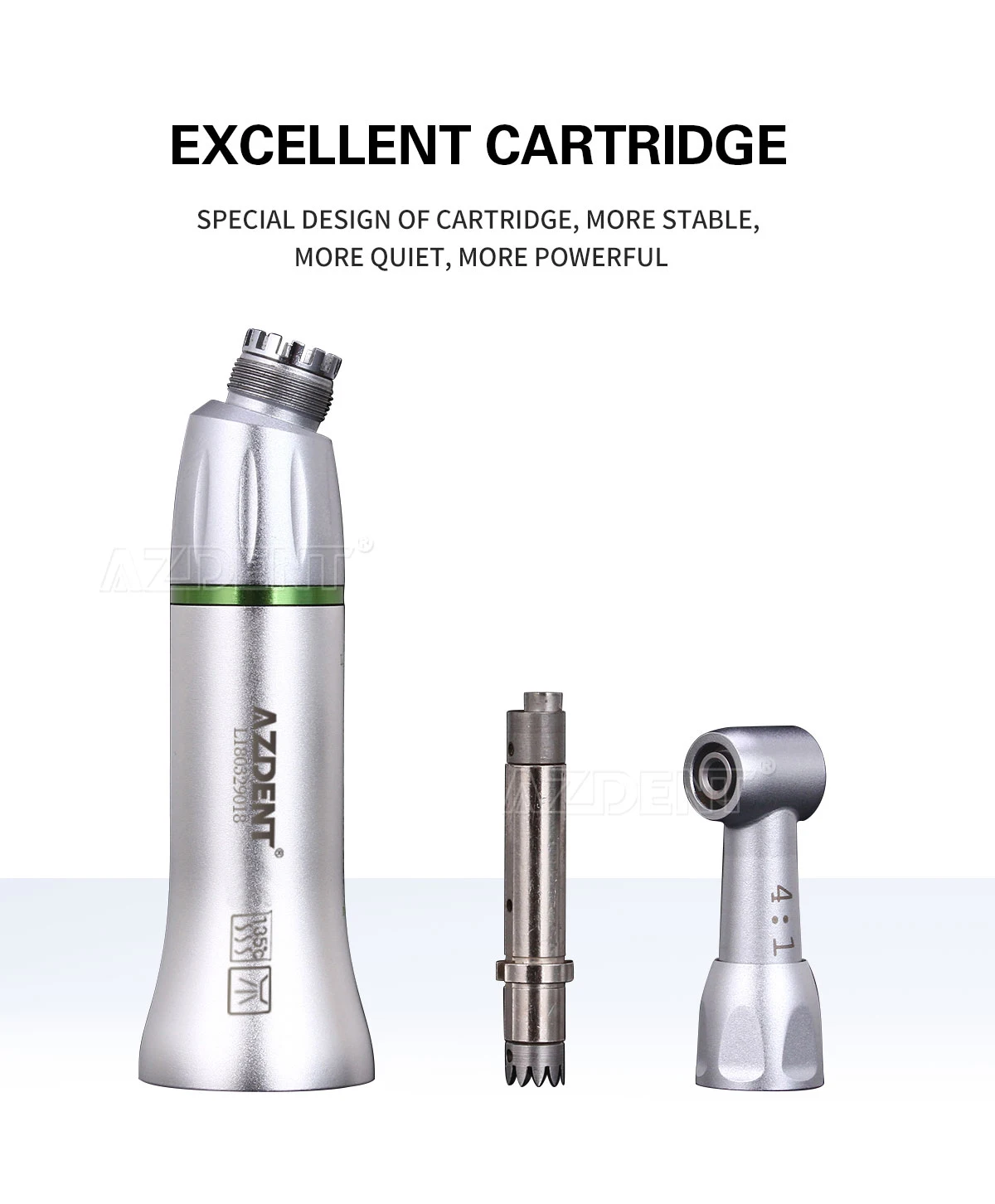 AZDENT Dental 4:1 Reduktions-Interproximal-Stripping-Winkelstück mit 40HD-Stripping-Niedriggeschwindigkeits-Handstück Zahnmedizinisches Instrument – Detail 6