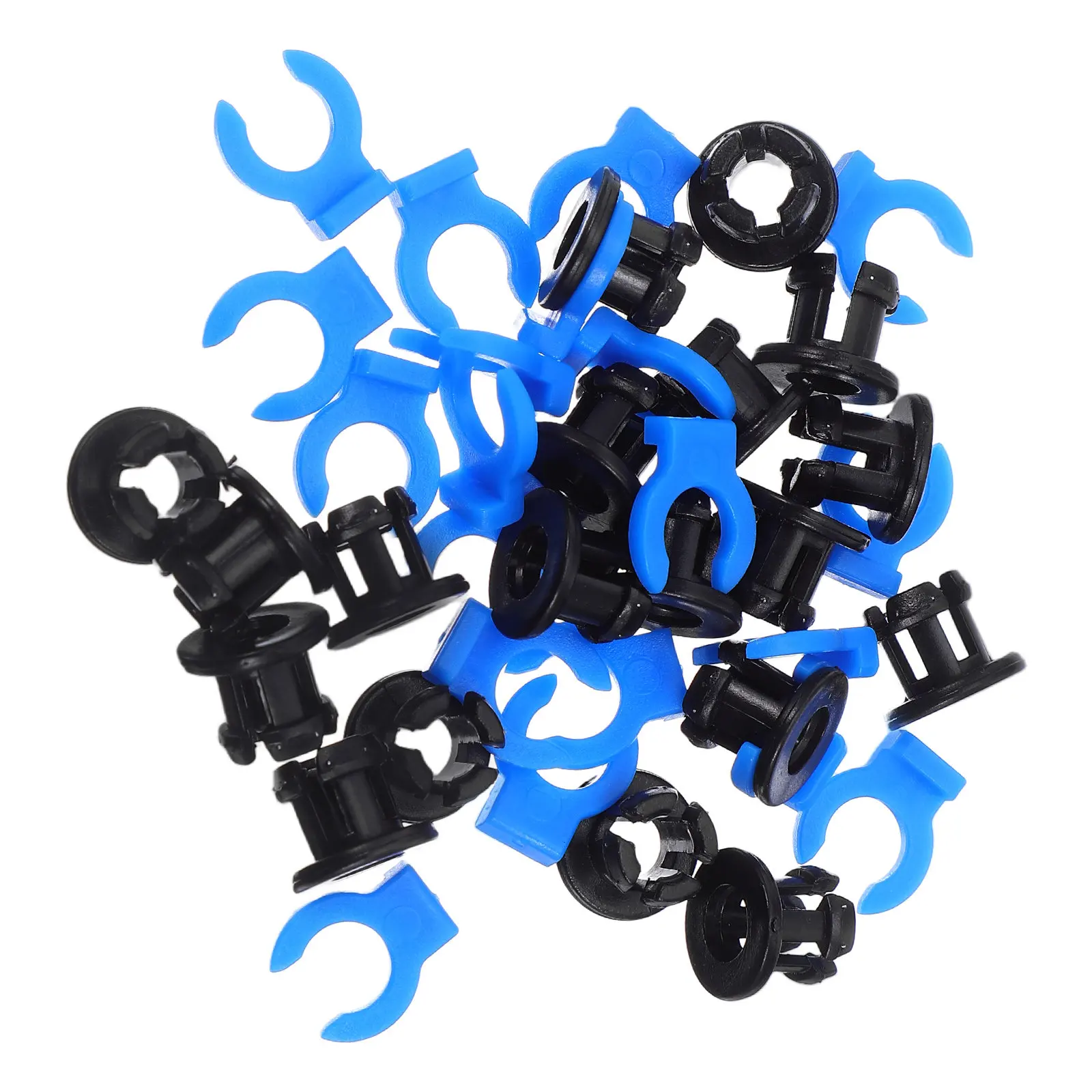 

20 шт. зажимов для трубок Боудена для 3D-принтеров, для трубок 4 мм, набор быстрых пневматических соединителей, простая установка, стабильная фиксация трубок при печати