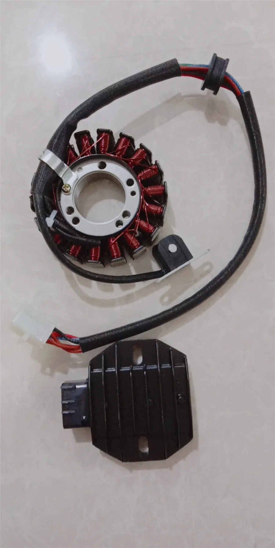 For Suzuki LT-Z400 LTZ400 2003-2008 Voltage Regulator Rectifier Magneto Generator Engine Stator Coil Kit 5