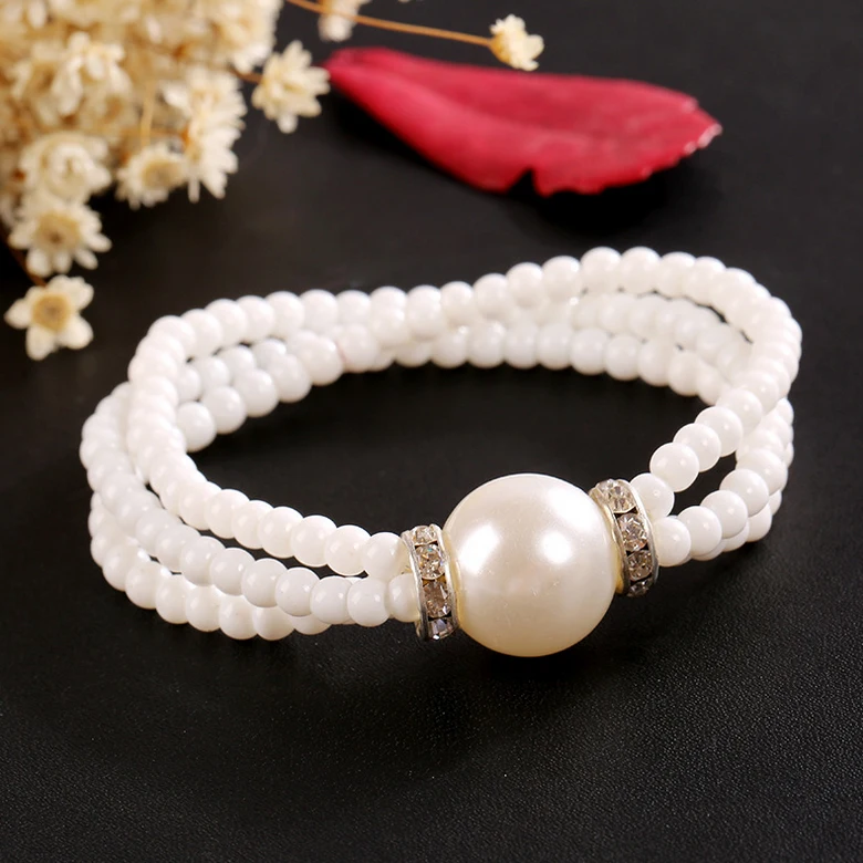 tiki arcane fnaf 2 rupee item Multiple Layers Pearl Bracelet браслет Femme Bangle For Women Sonic Baby Yoda Jewelry Fine Quality