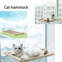 Ultra-Soft Cat Window Hammock Bed - Cozy Cloud-Like Perch for Feline Naptime - Securely Mounted, Perfect Space-Saving