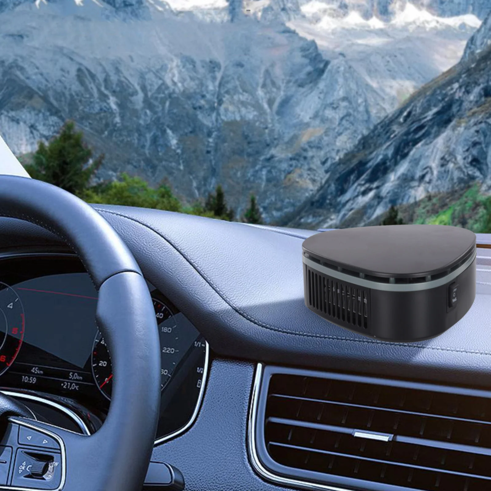 Convenient Driving Winter Driving Car Defroster 12V Car Heater Safe Operation Alloy Heating Wire Clearer Visibility