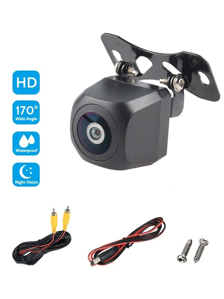 Caméra de recul de voiture AHD 12V Vision nocturne Caméra de recul de stationnement Caméra de recul étanche Image vidéo couleur HD Caméra de véhicule