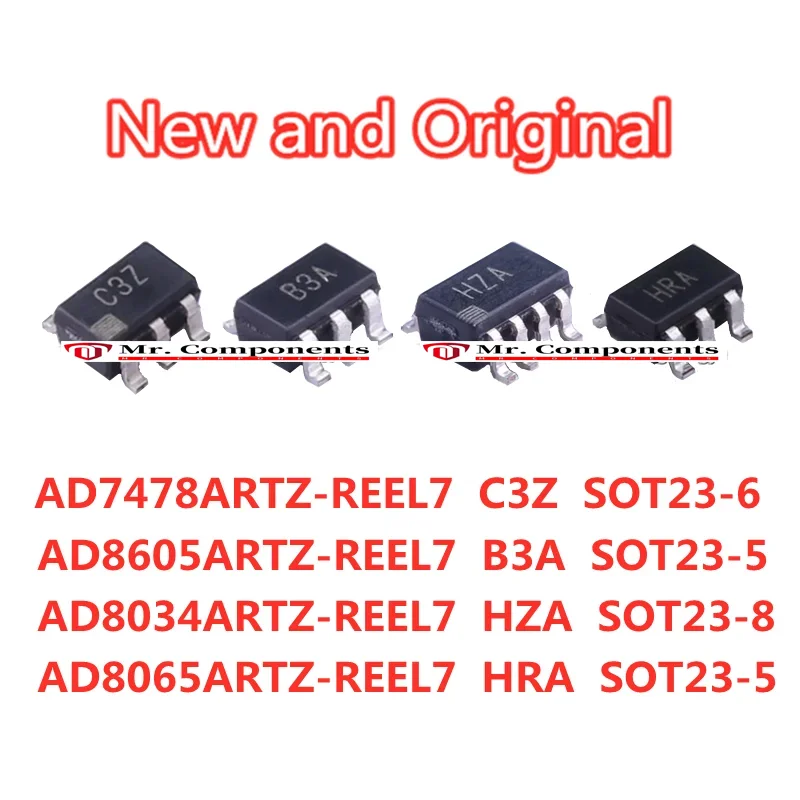 5Pcs Ad7478Artz-Ree…