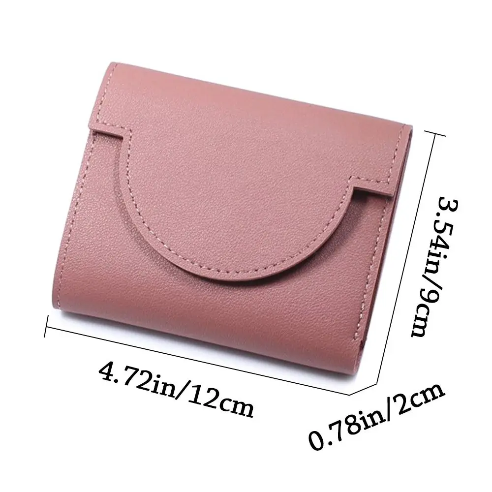 Fashion Leather Card Holder Purse Coin Purse Money Bag Short Wallet