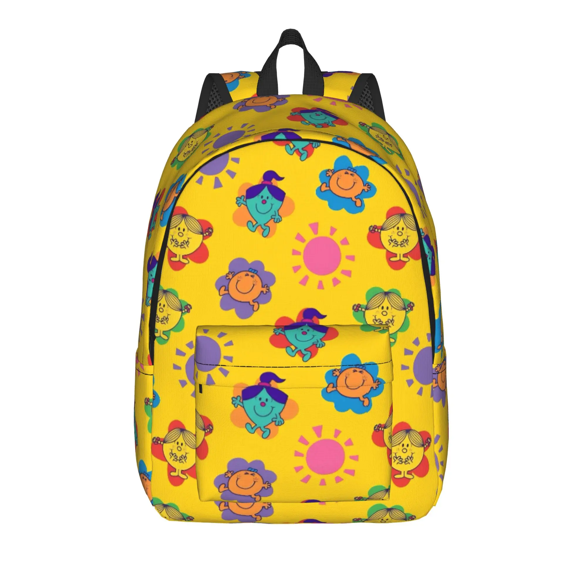 M-Mr M-Men L-Little M-Miss Backpack for Men Women Casual Student Business Daypack Cute Cartoon Laptop Shoulder Bag Gift